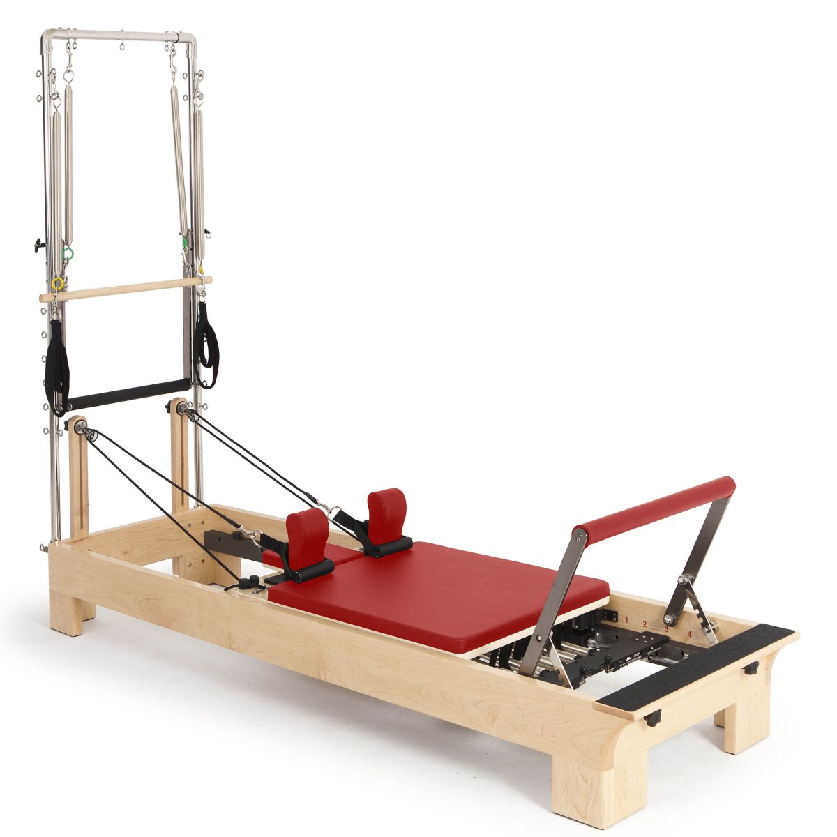 Wooden Reformer met Tower - Elina Pilates