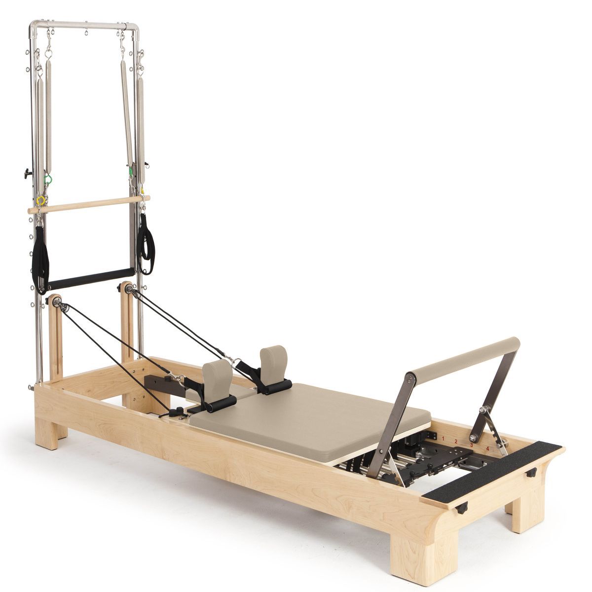 Wooden Reformer met Tower - Elina Pilates